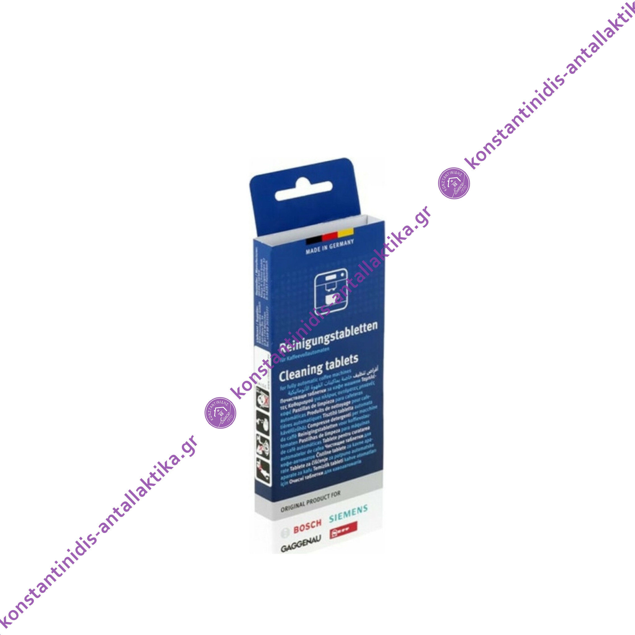 Bosch Καθαριστικό Καφετιέρας 10τμχ