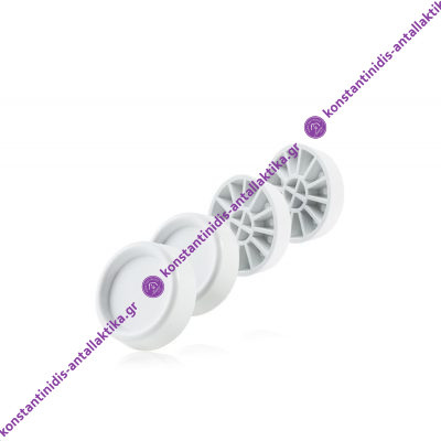 Αντικραδασμικά Πέλματα Πλυντηρίου/Στεγνωτηρίου από Πλαστικό Λευκά 4τμχ - Image 4