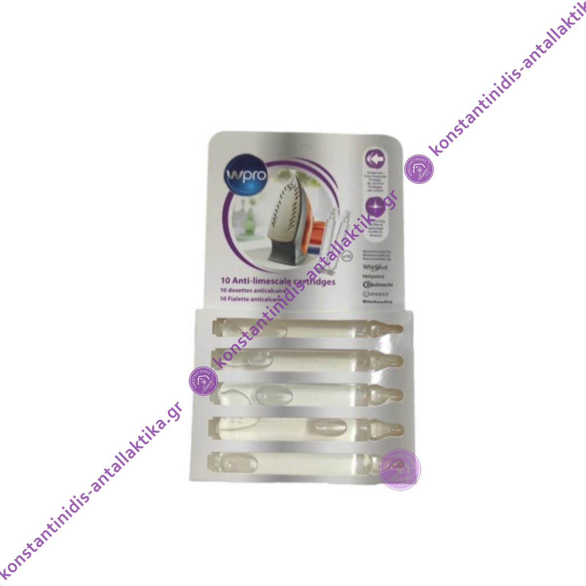 WPRO Αμπούλες Καθαρισμού Αλάτων για Σίδερα 10x6ml