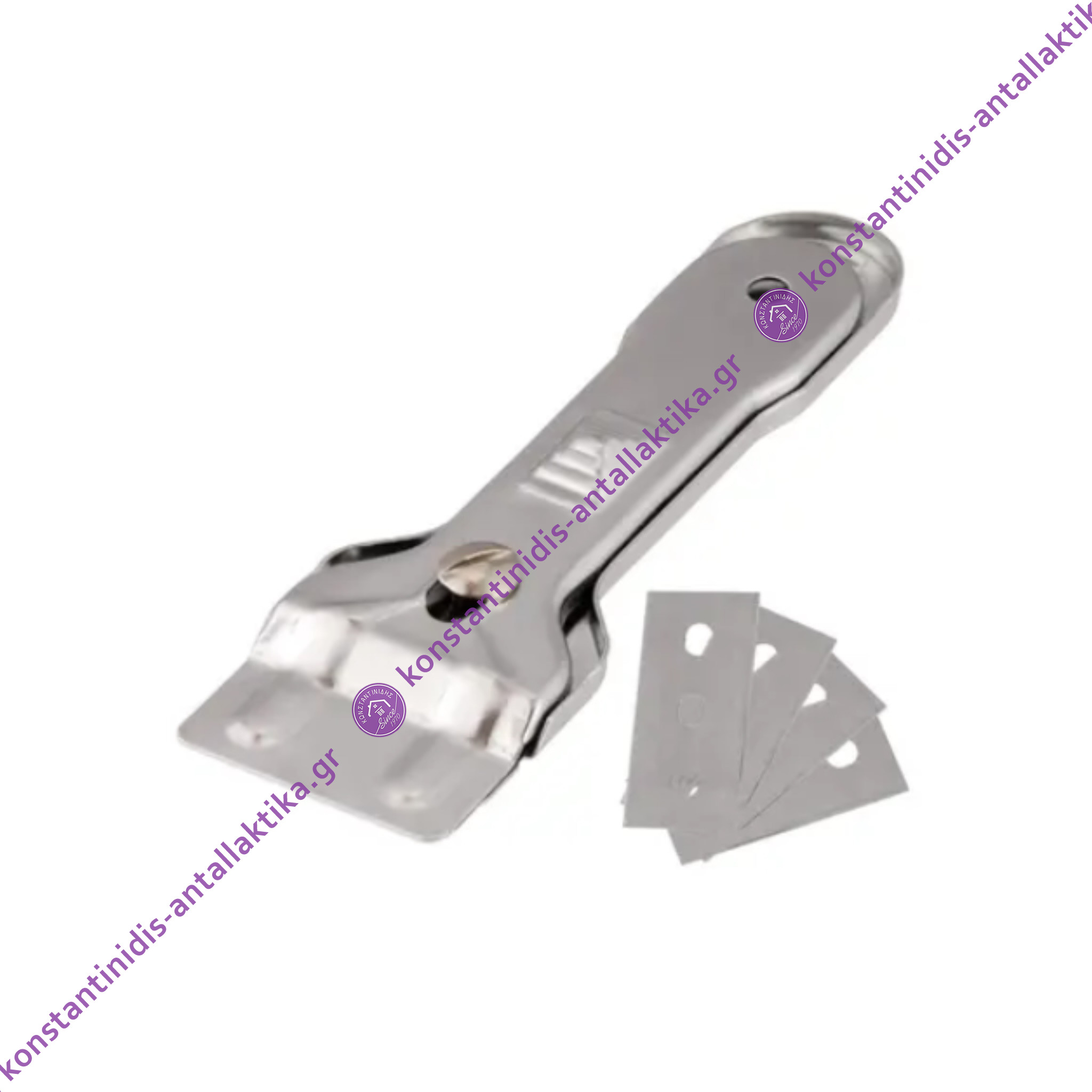 Ξύστρα κεραμικής εστίας μεταλλική Με 5 Λεπίδες Δώρο!