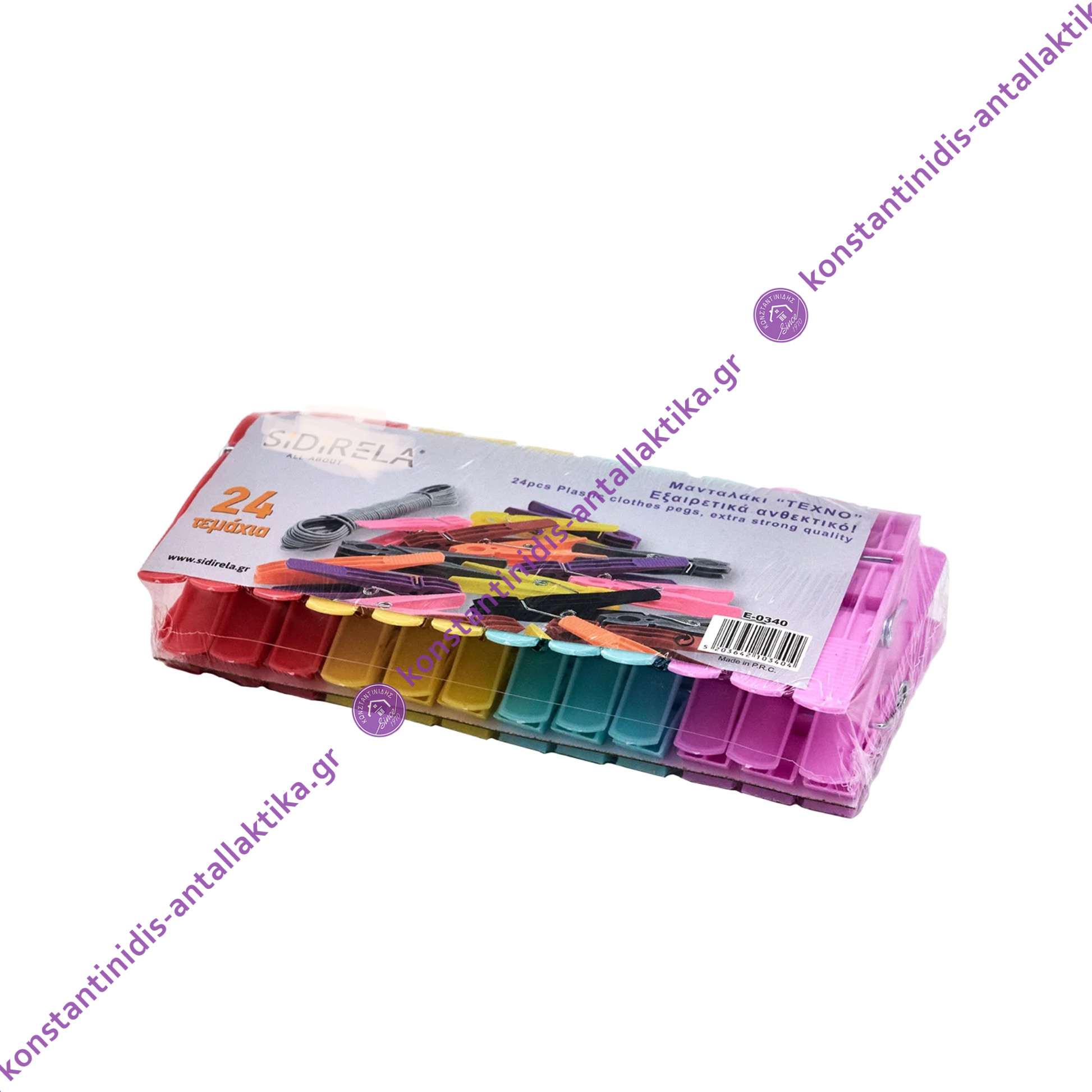 Μανταλάκια από Πλαστικό 24τμχ