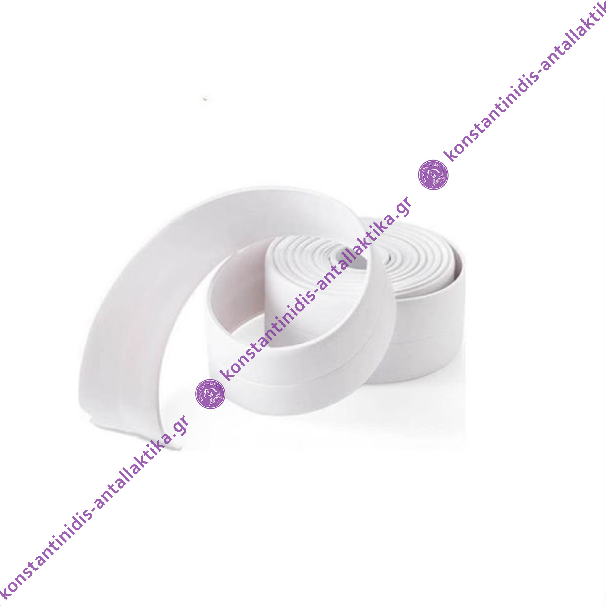 Ταινία Αρμών Μπάνιου 22mm X 2.4m Λευκή