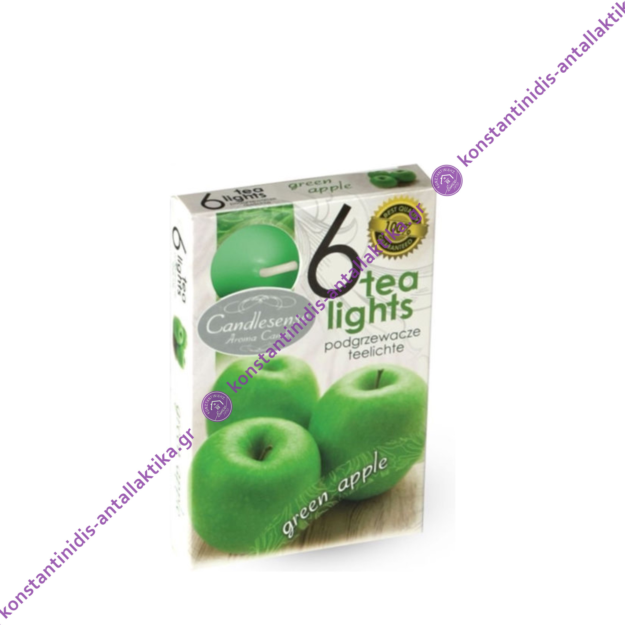 Ρεσώ με Άρωμα Green Apple σε Πράσινο Xρώμα 6τμχ