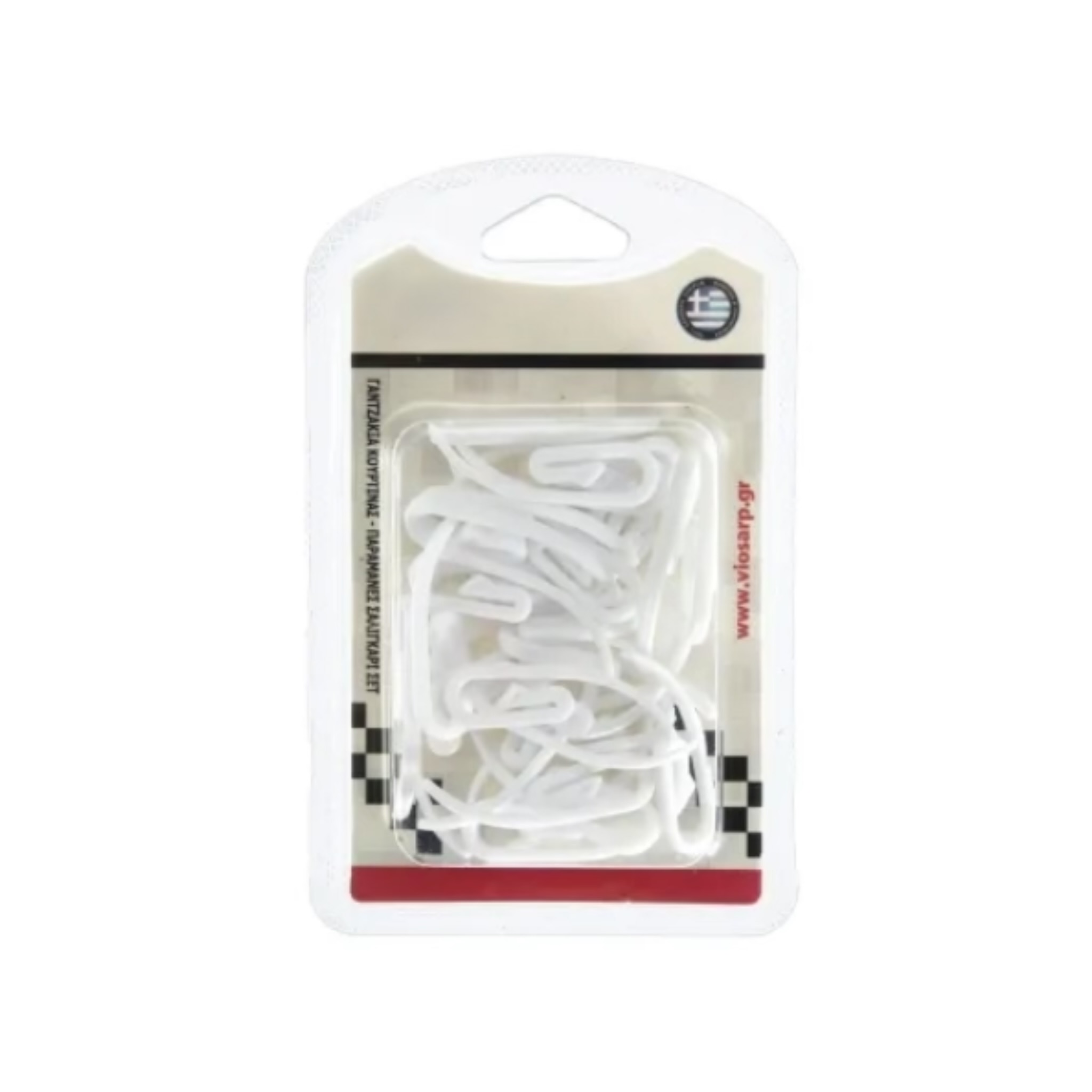 Γατζάκια Κουρτίνας-Παραμάνες Σαλιγκάρι Σετ 30 ΤΜΧ