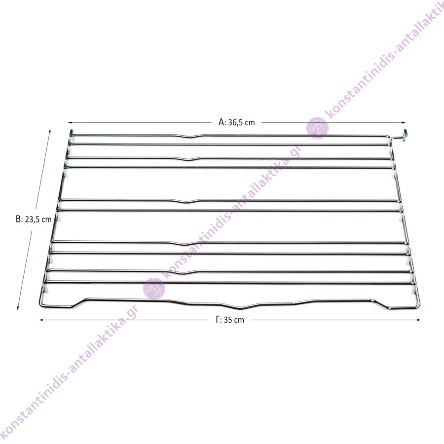 Πλαϊνή Σχάρα (Αριστερή) Φούρνου Franke EM74MCO 36,5 x 23,5 x 35cm