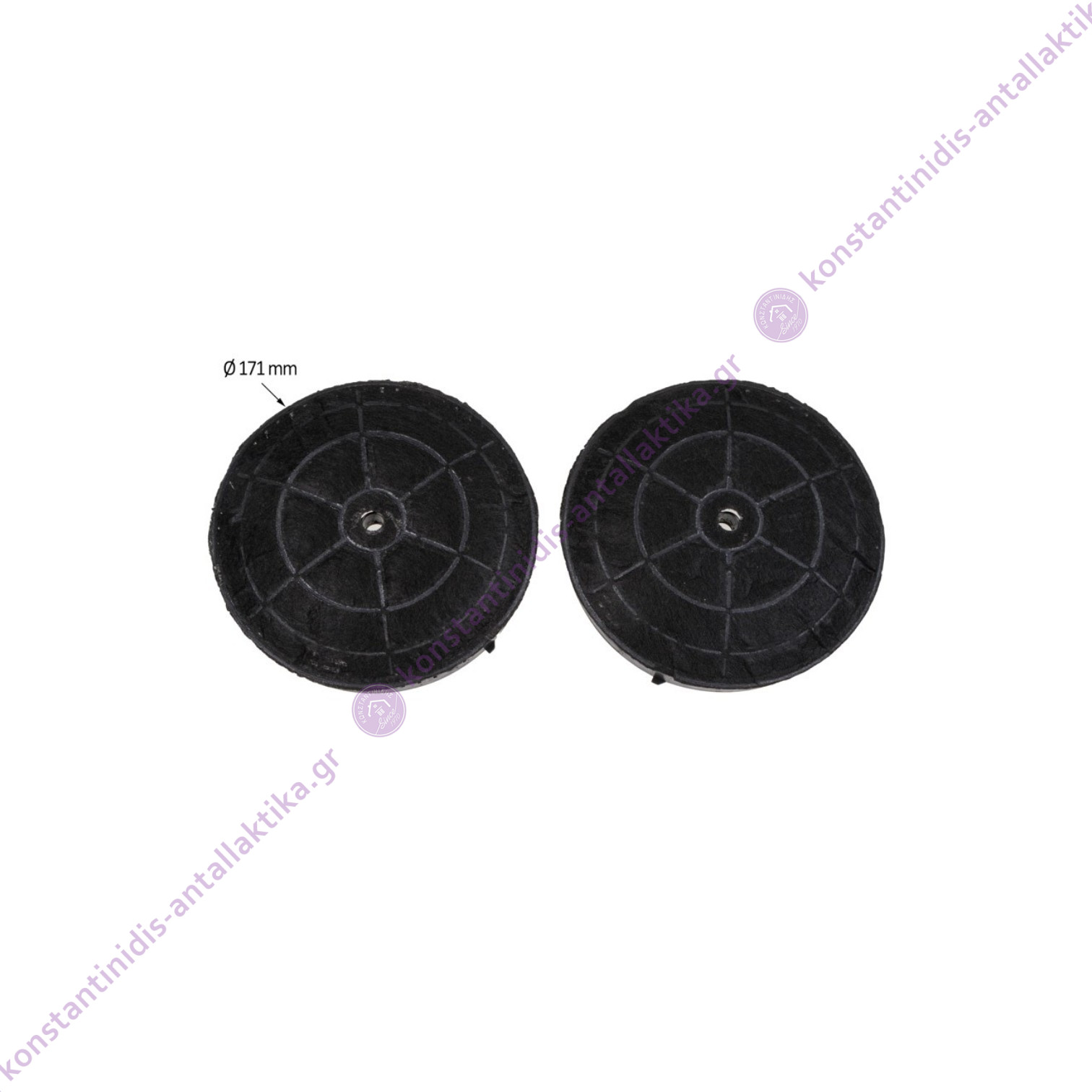 Φίλτρο Άνθρακα Απορροφητήρα Ø17,1cm (Σετ)