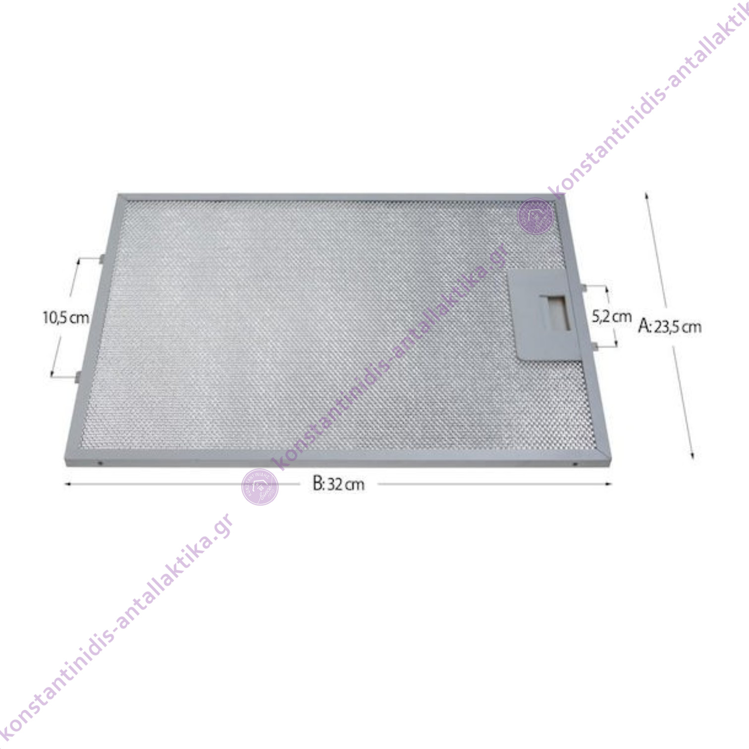 Φίλτρο Απορροφητήρα Μεταλλικό Teka DB-60 23,5x32 cm